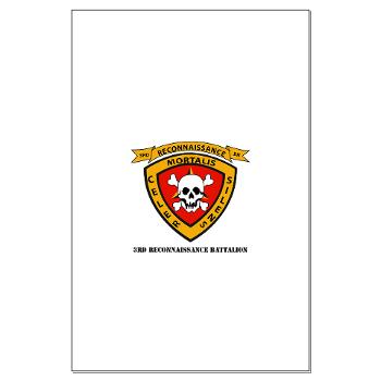 3RB - A01 - 01 - 3rd Reconnaissance Battalion with Text - Large Poster